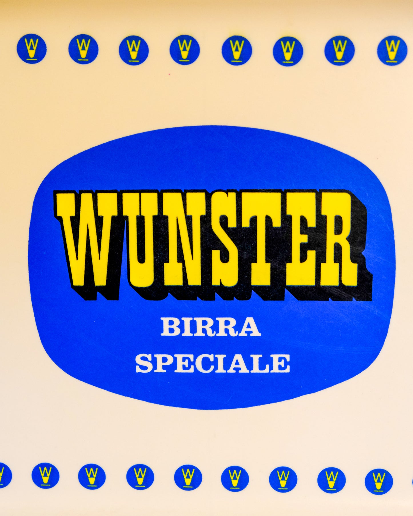 Vassoio pubblicitario Birra Wunster