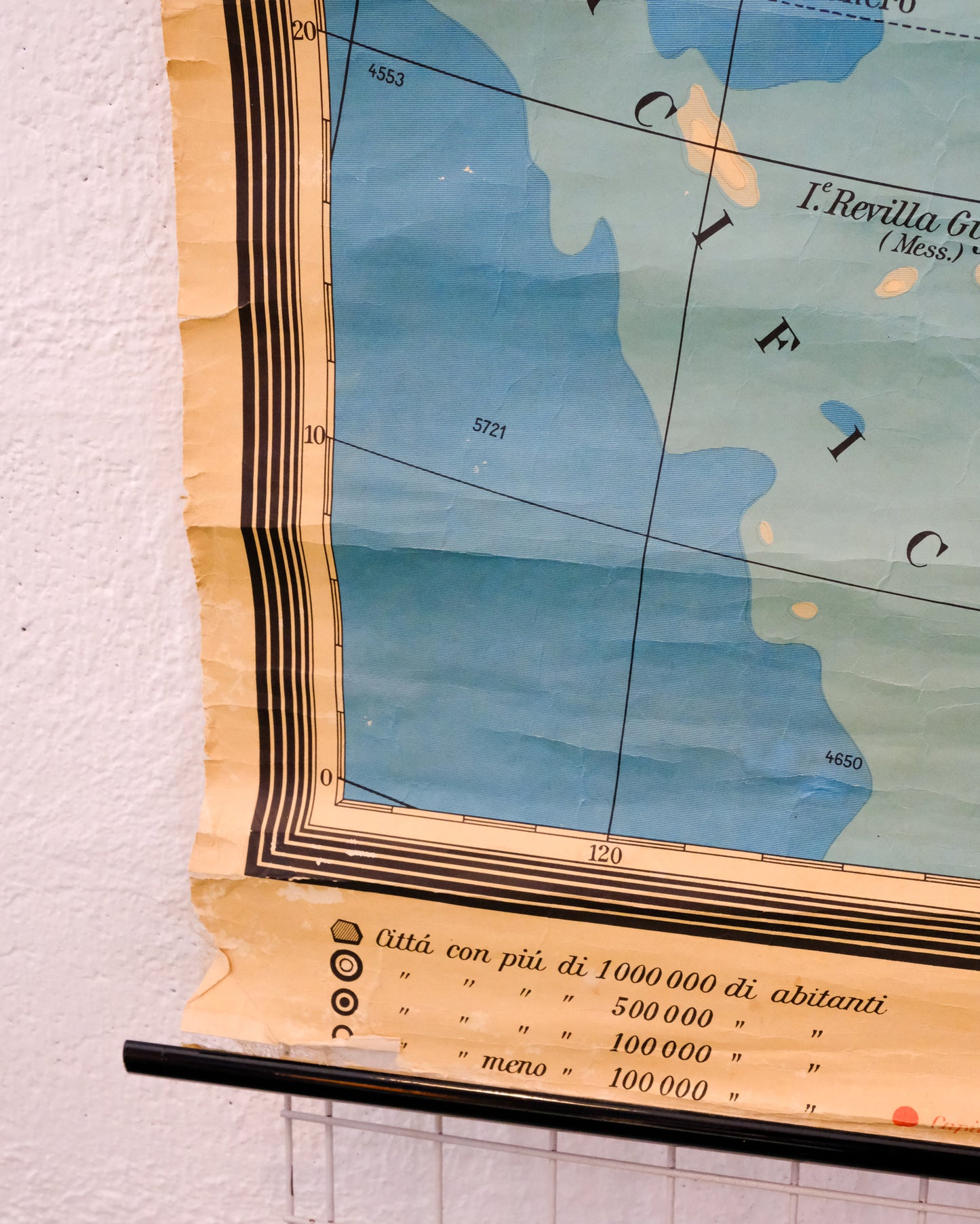 Carta geografica didattica America del Nord