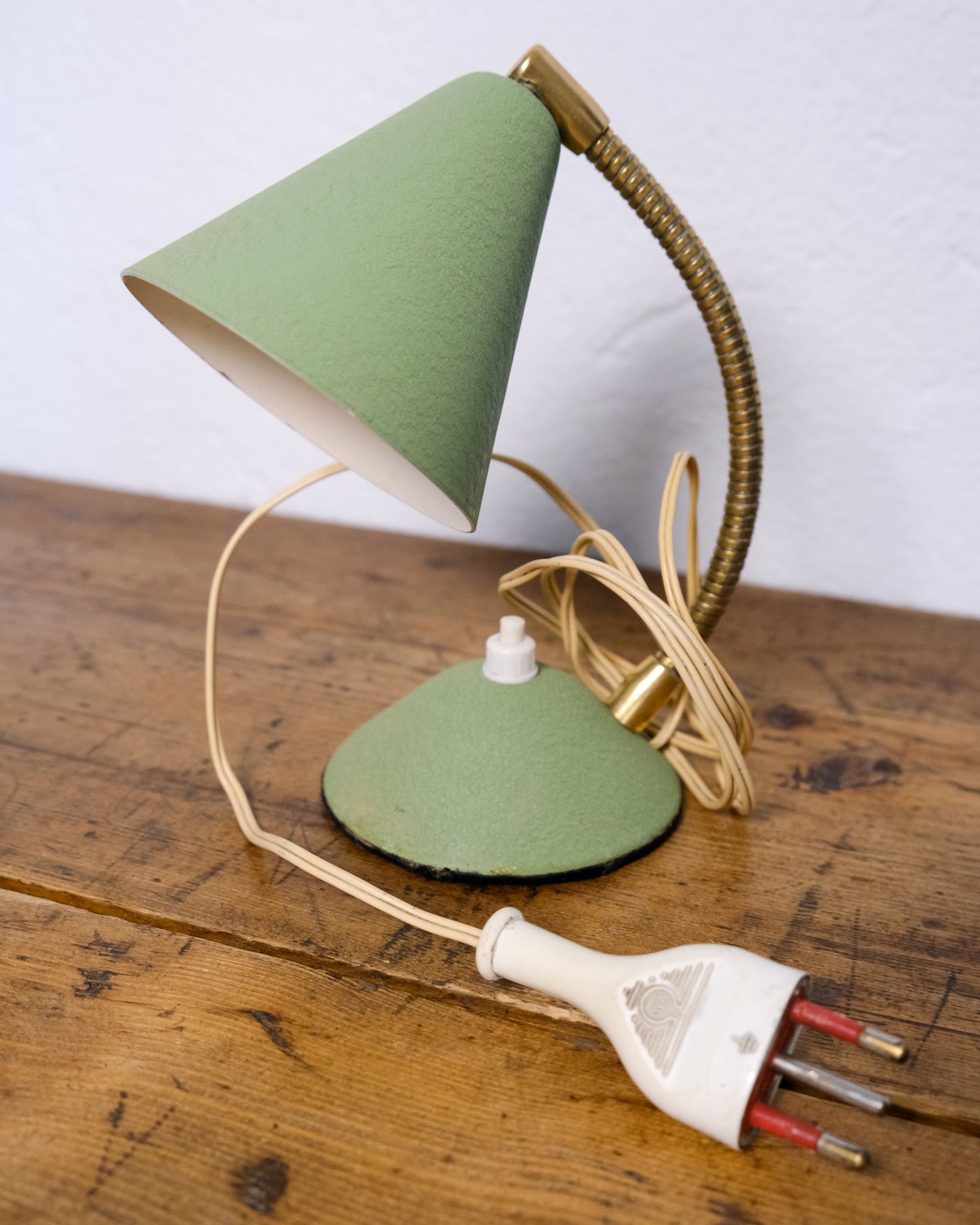 Lampada da tavolo verde