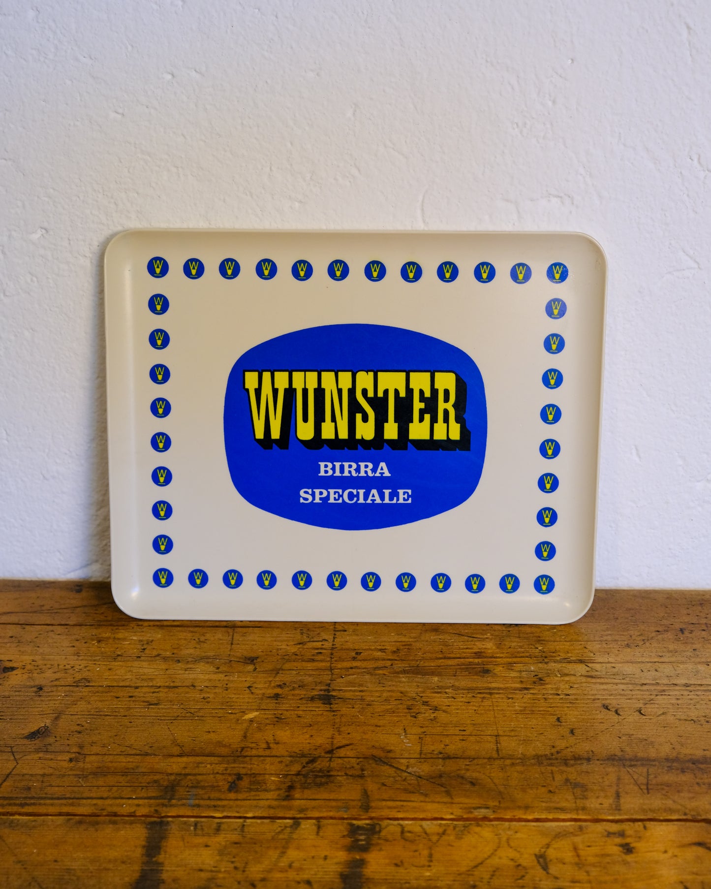 Vassoio pubblicitario Birra Wunster