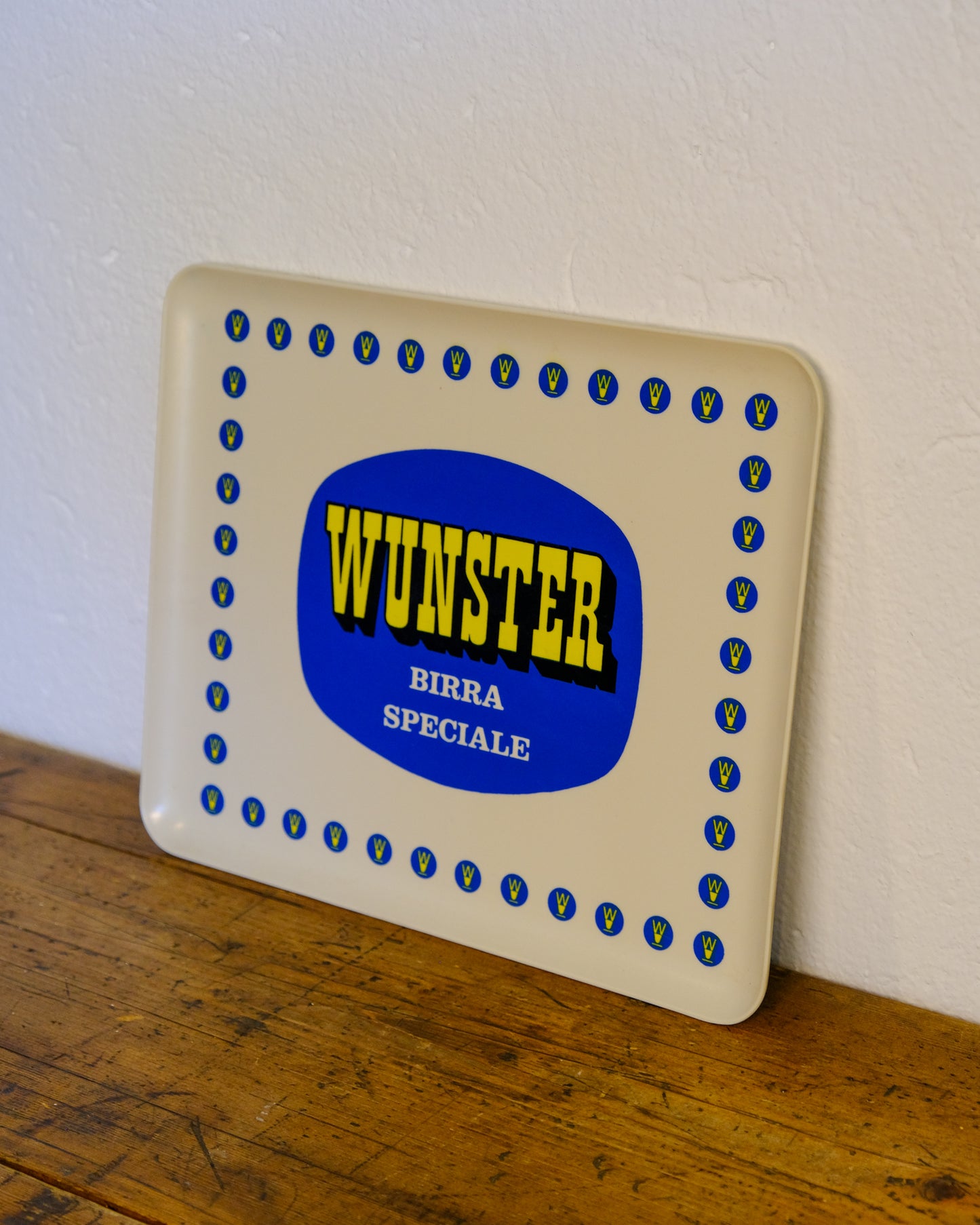 Vassoio pubblicitario Birra Wunster