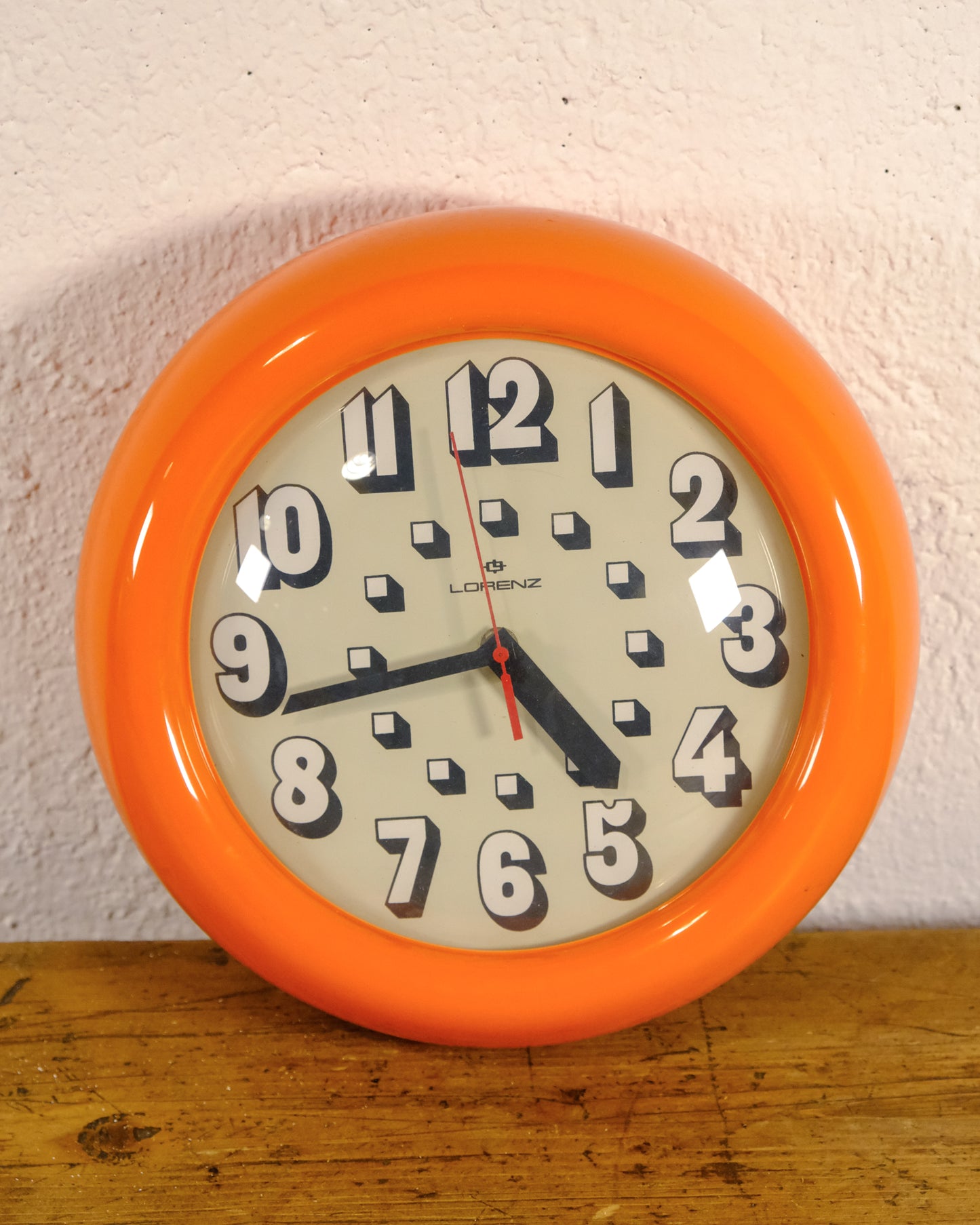 Orologio da parete vintage LORENZ Anni '70-80