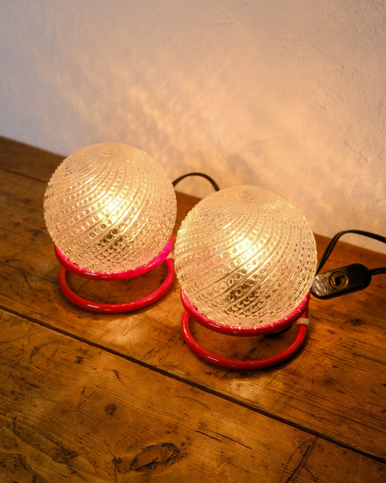 Coppia di lampade da tavolo vintage