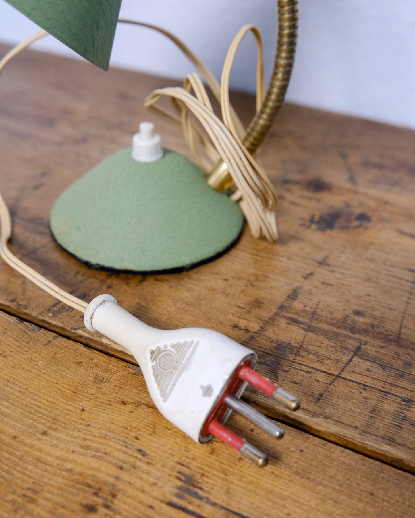 Lampada da tavolo verde