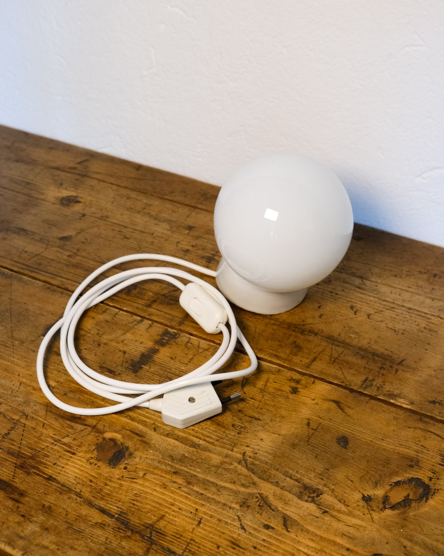 Lampada a sfera vetro e ceramica