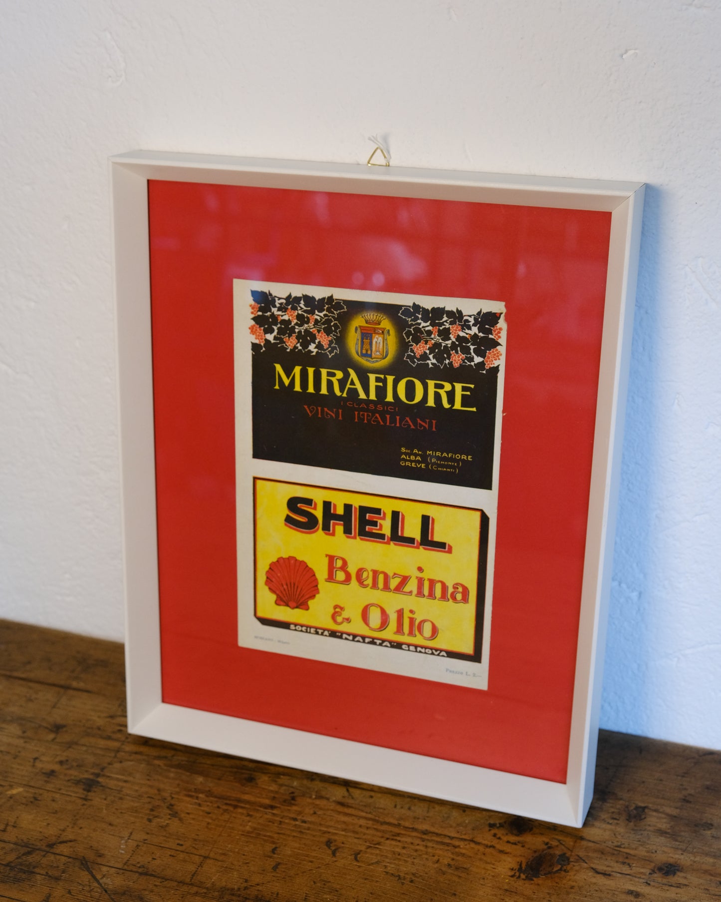 Pubblicità d'epoca – Mirafiori Vini e Shell