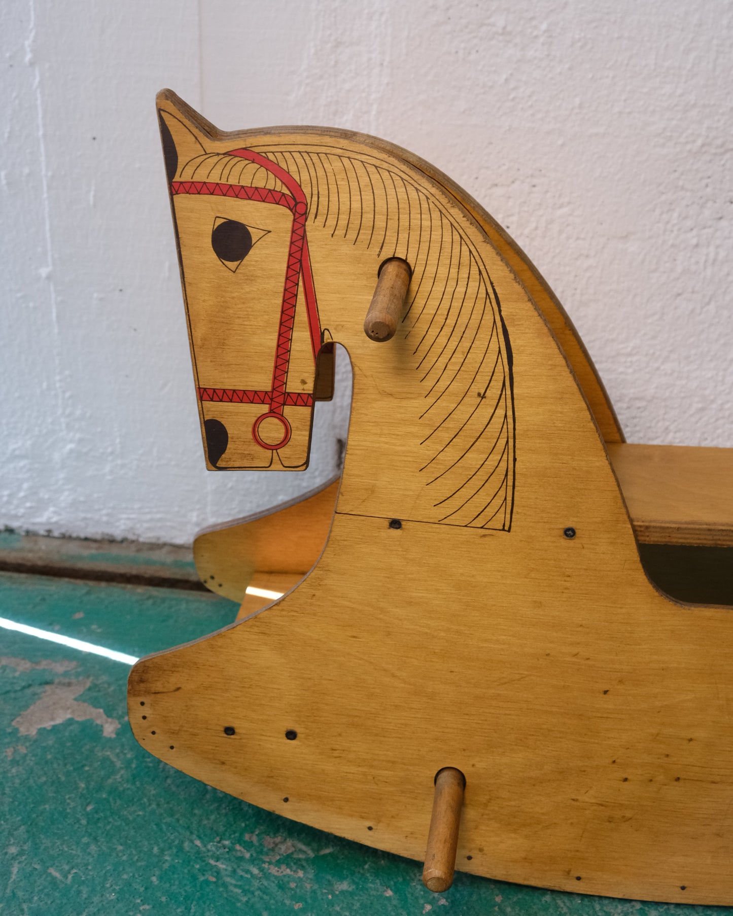 Cavallo a dondolo Crolegno