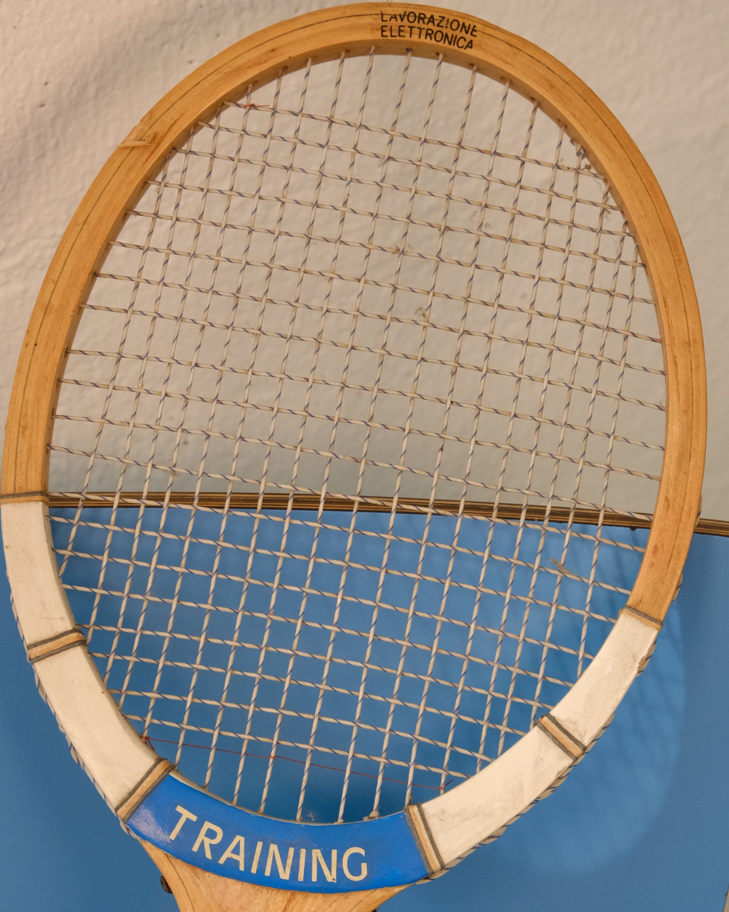 Racchetta da tennis in legno “Nicola Pietrangeli”