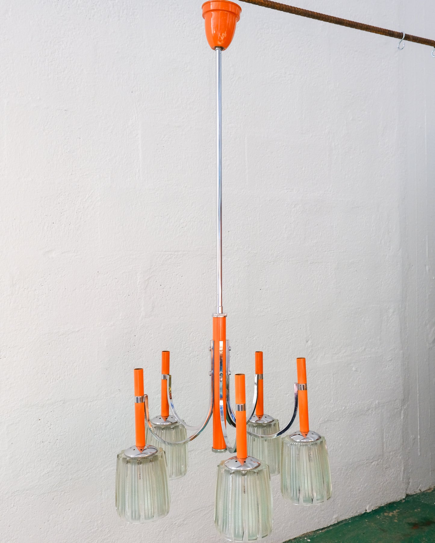 Lampadario arancio