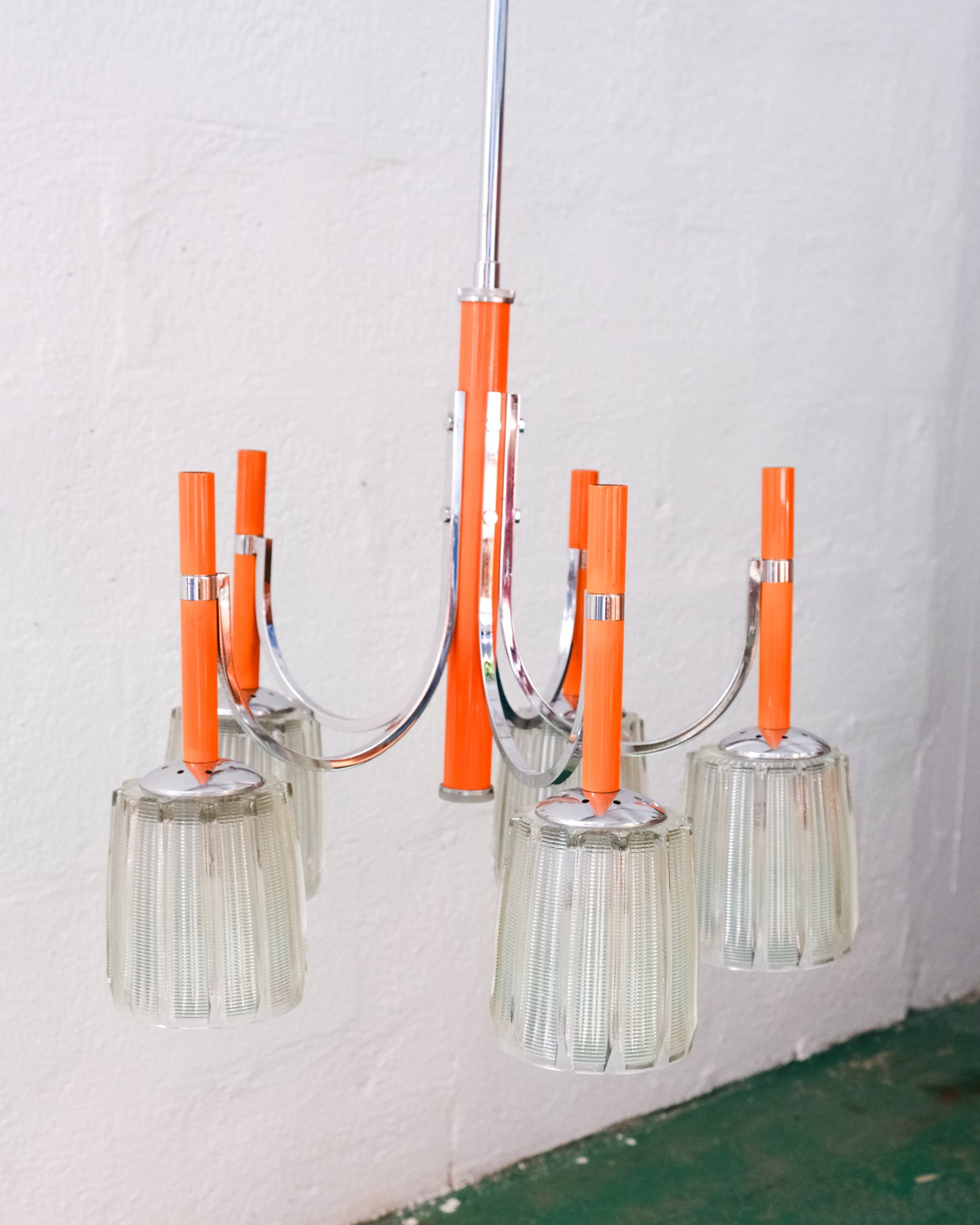 Lampadario arancio