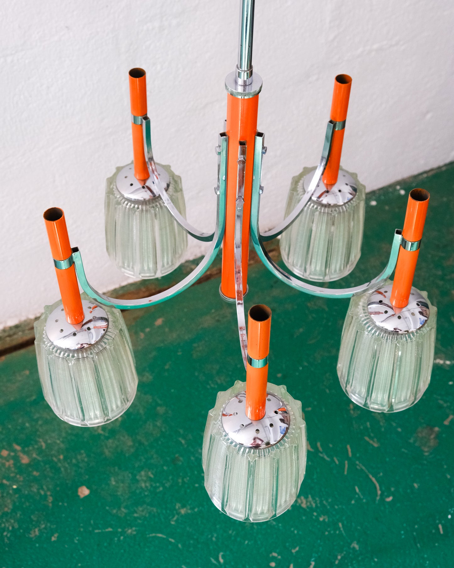 Lampadario arancio