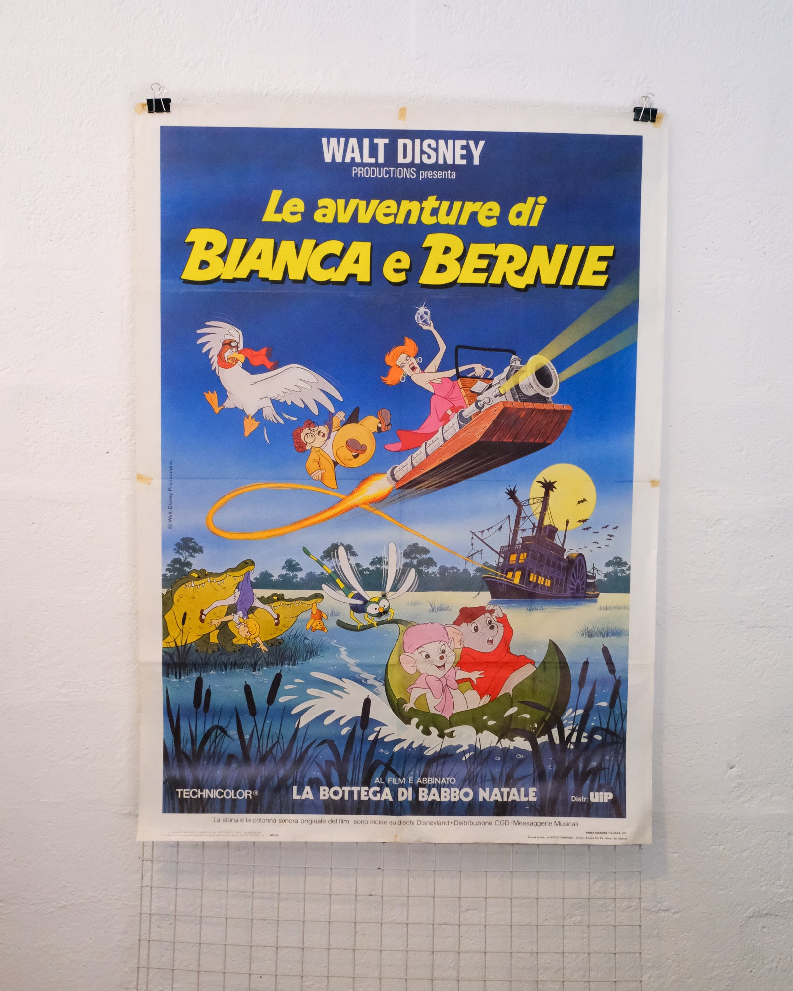 manifesto cinema vintage bianca e Bernie