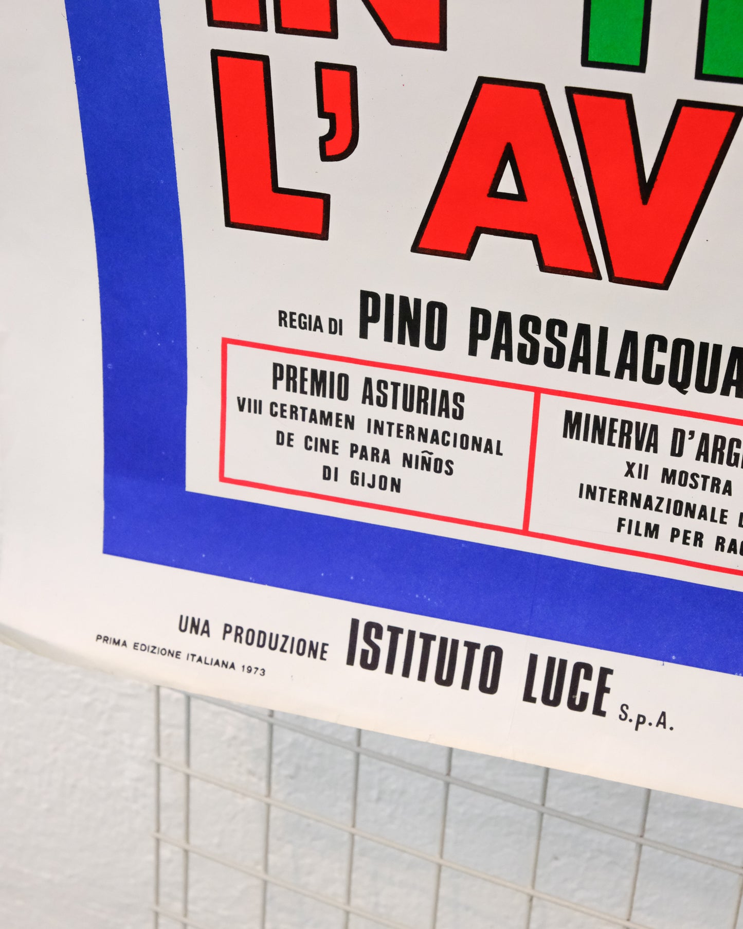 manifesto cinema vintage originale 1973